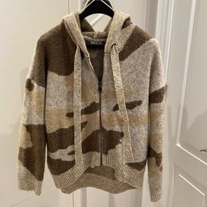 Oak & Ivy Oversized Knit Full Zip Hoodie